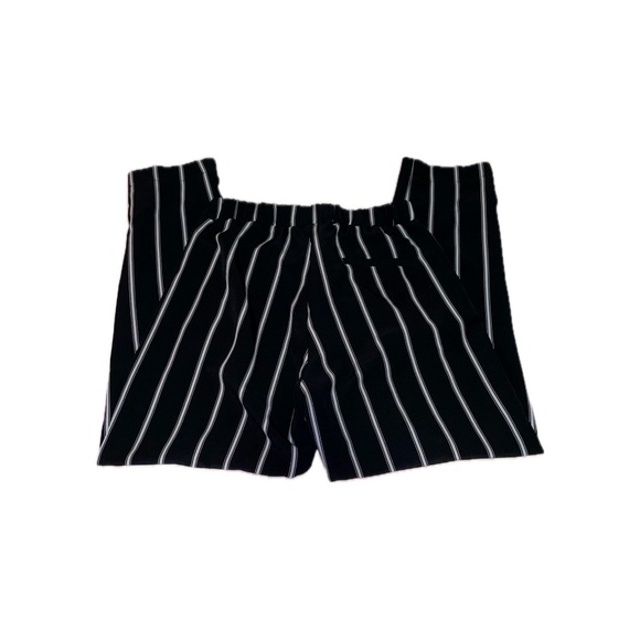 Streetwear Society Black and White Stripe Formal Pants (S) - Picture 2 of 2